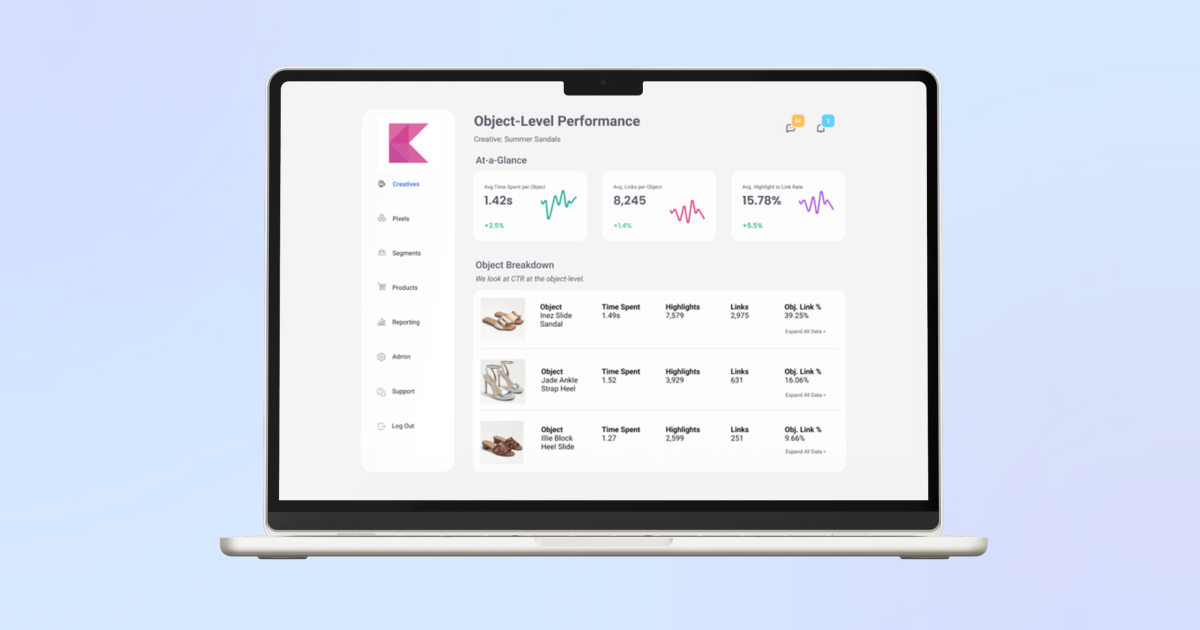 Screenshot from KERV Interactive Platform