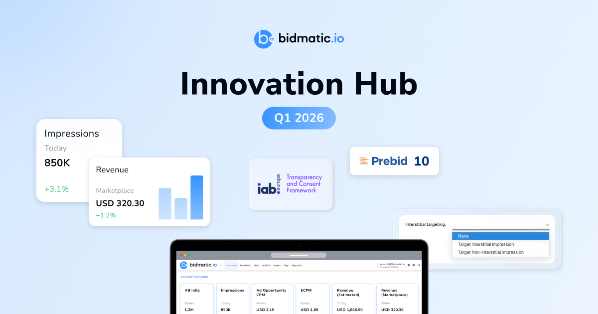 Bidmatic Innovation Hub – Q1/2026